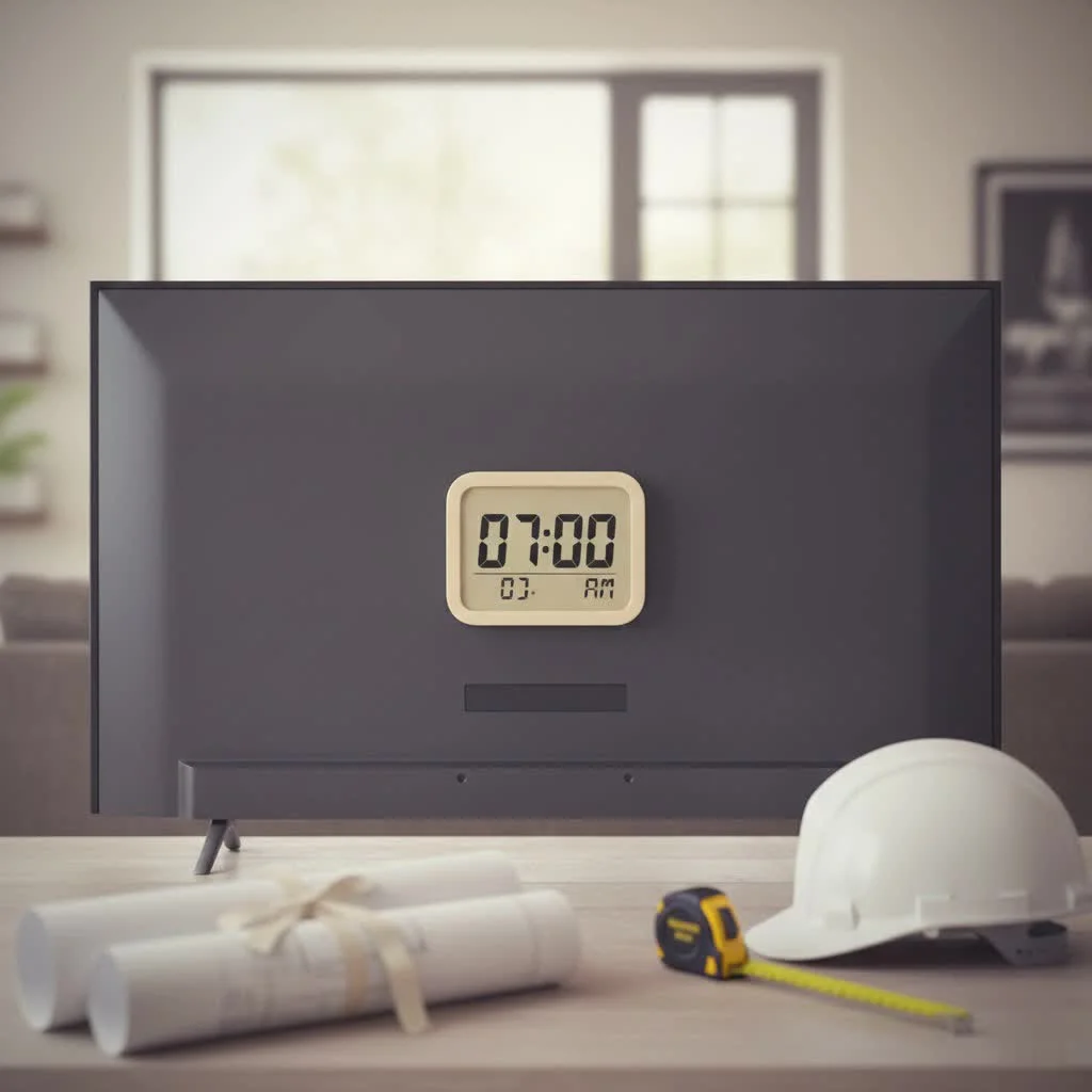 Sun alarm clock gently illuminating a bedroom