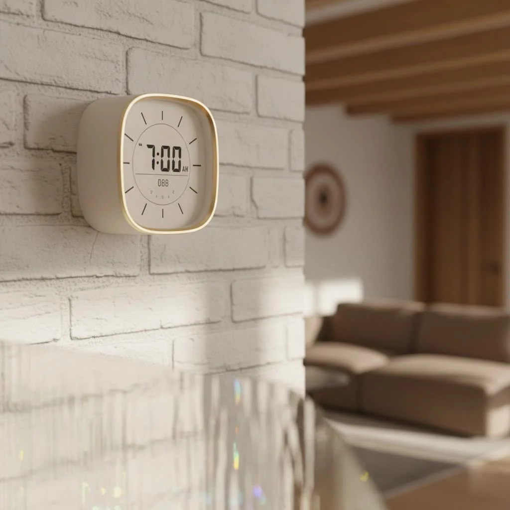 Digital timer alarm clock displaying a countdown