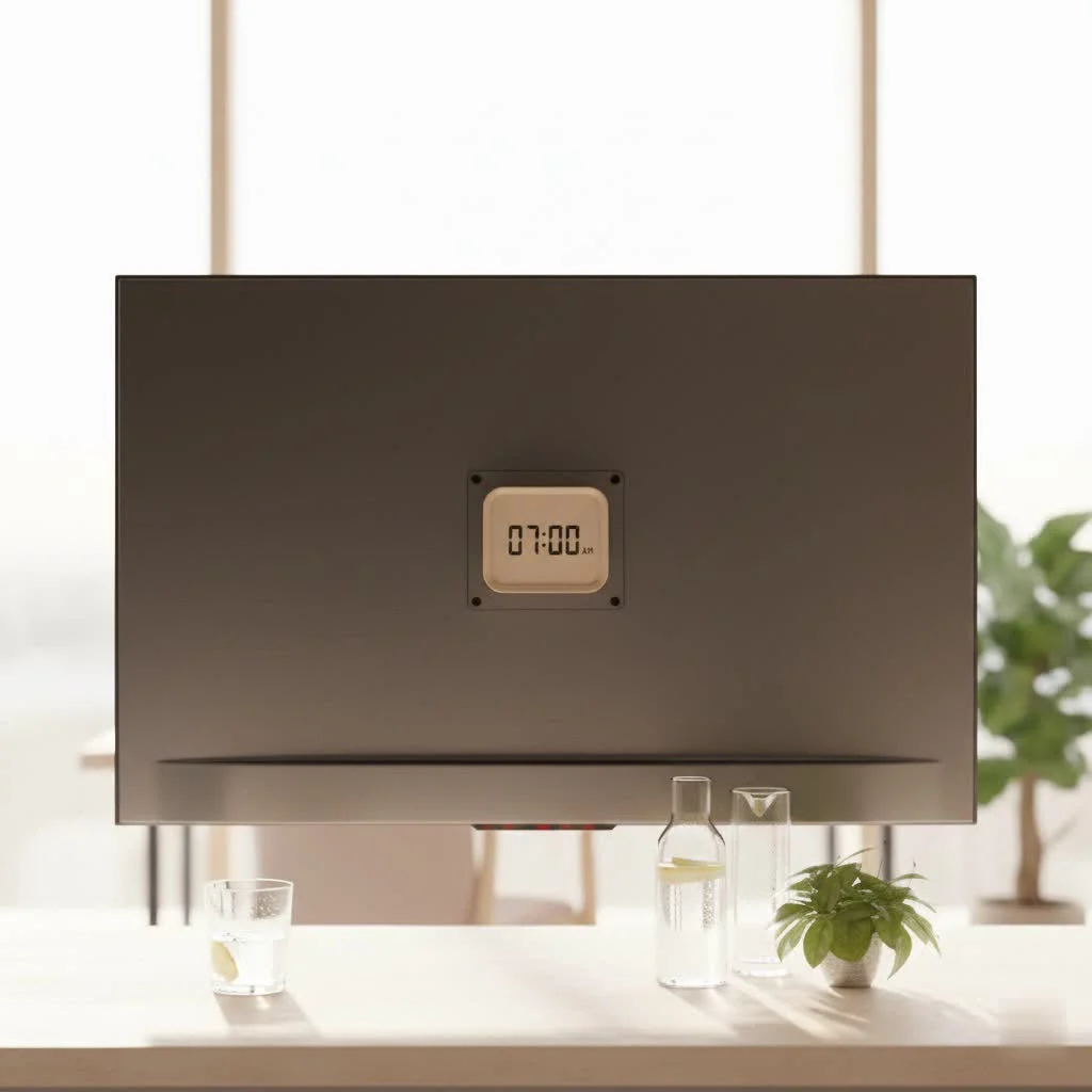 Sunrise alarm clock with gentle light