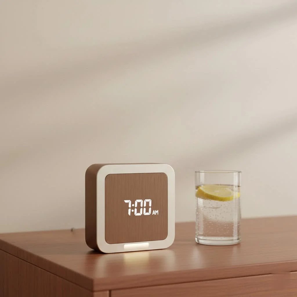 Sony Dream Machine alarm clock with a clear digital display
